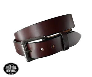 The "Winslow" Heavy Leather Belt