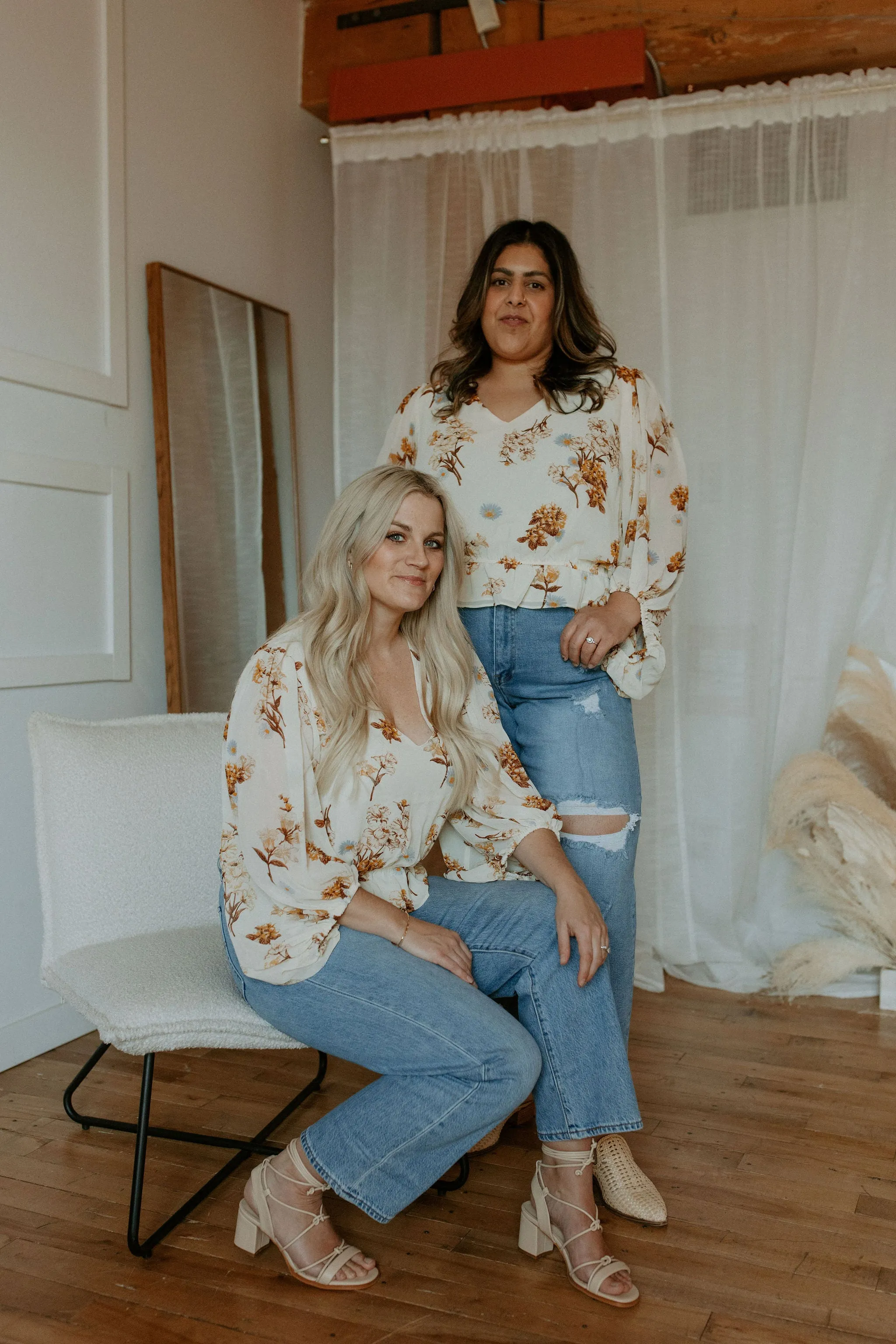 The Ruth Honey Blouse - PLUS