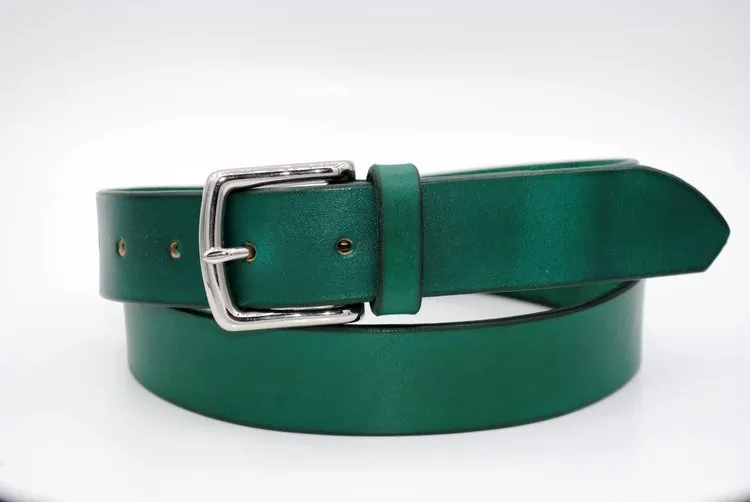 The Somerset Belt, Green - Silver
