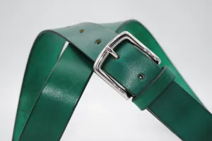 The Somerset Belt, Green - Silver
