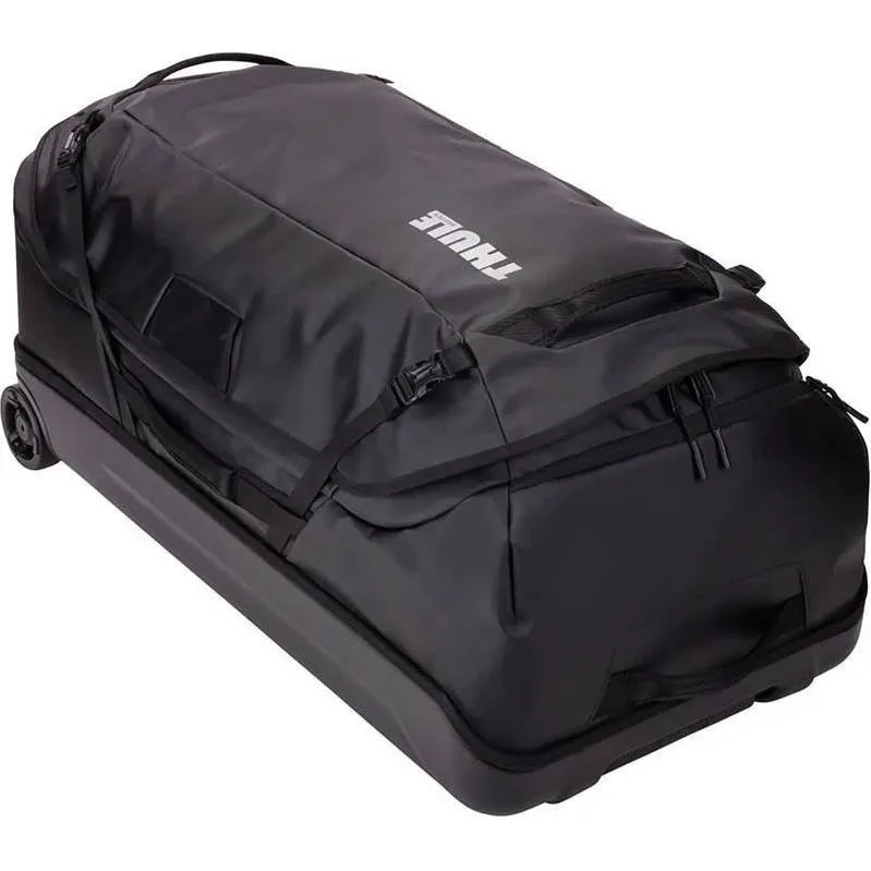 Thule Chasm check 110l in wheeled duffel suitcase black