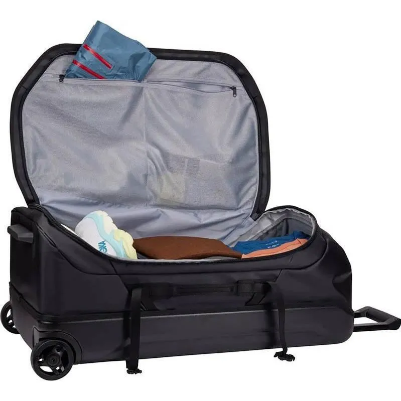 Thule Chasm check 110l in wheeled duffel suitcase black