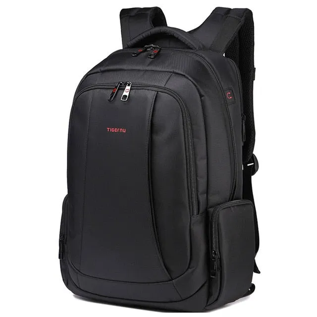 Tigernu Anti Theft Nylon 27L Men 15.6 inch Laptop Backpacks School Fashion Travel Backpacking Backpack Male Backpack For Laptop