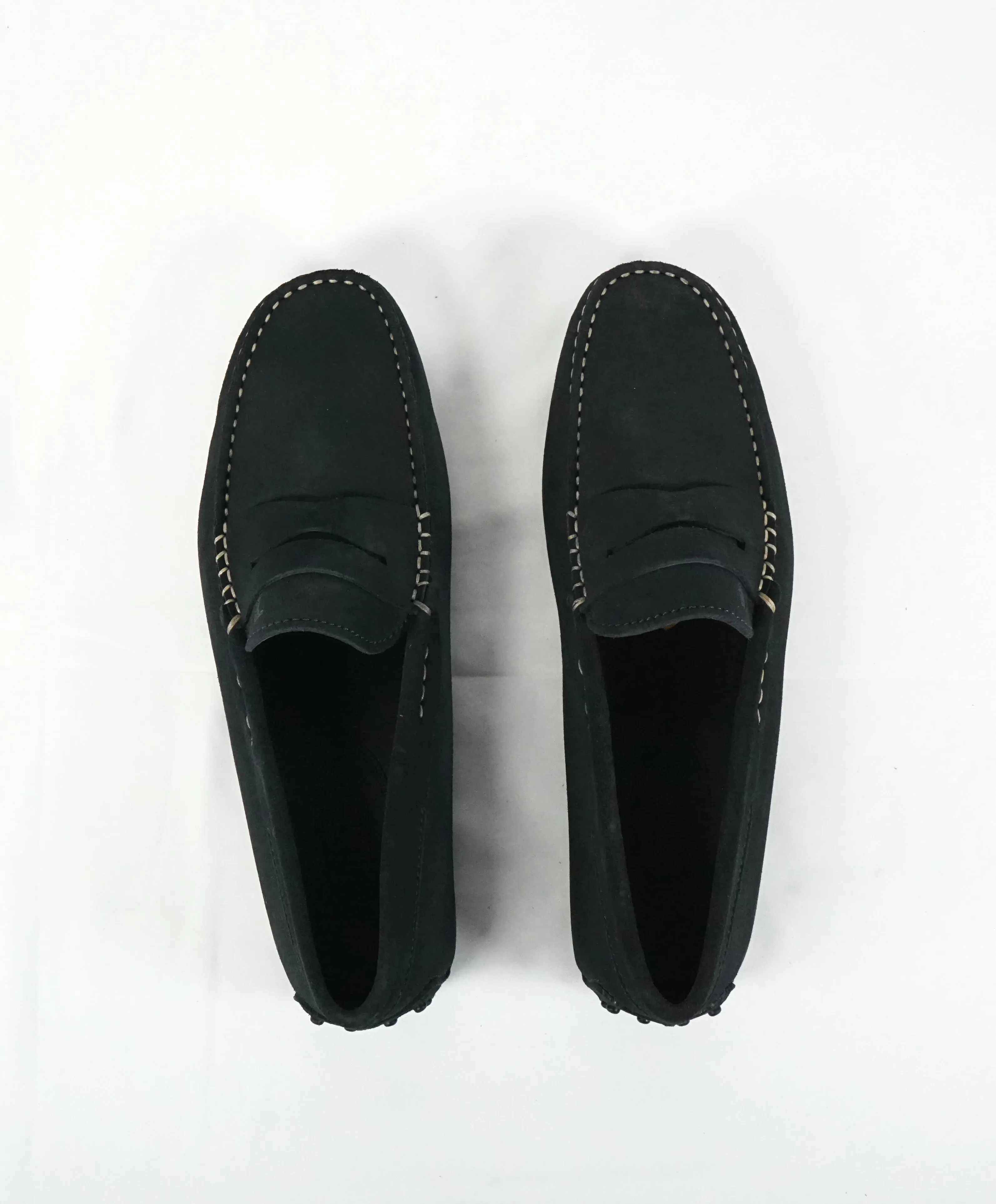 TOD’S -Gommini Laccetto Blue Suede Driving Loafers - 8.5