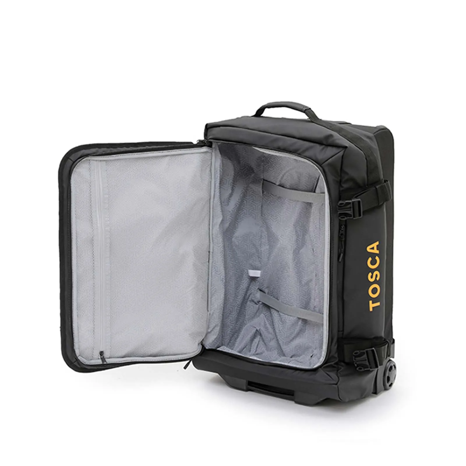 Tosca Delta Large Wheeled Duffel Bag Black