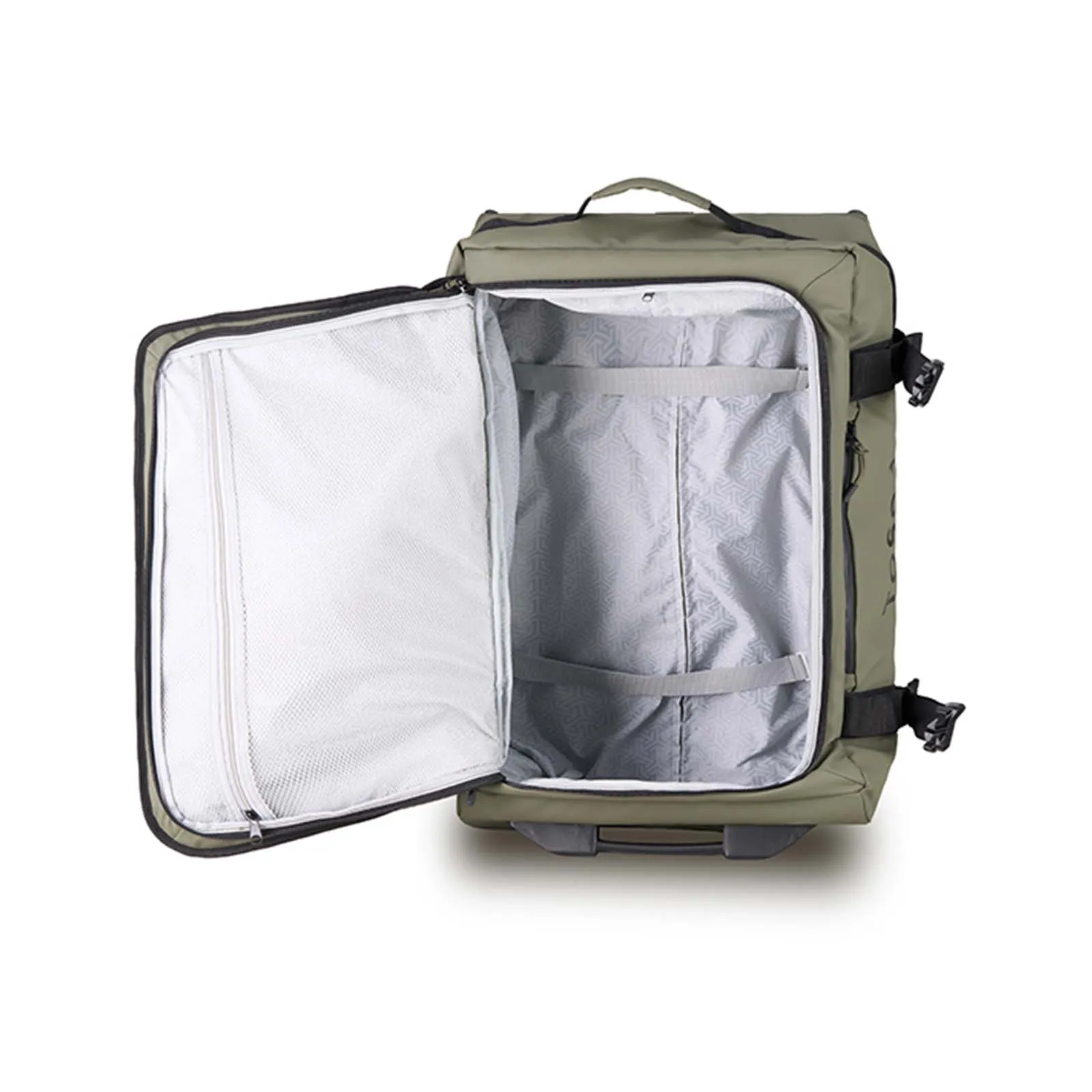 Tosca Delta Medium Wheeled Duffel Bag Khaki