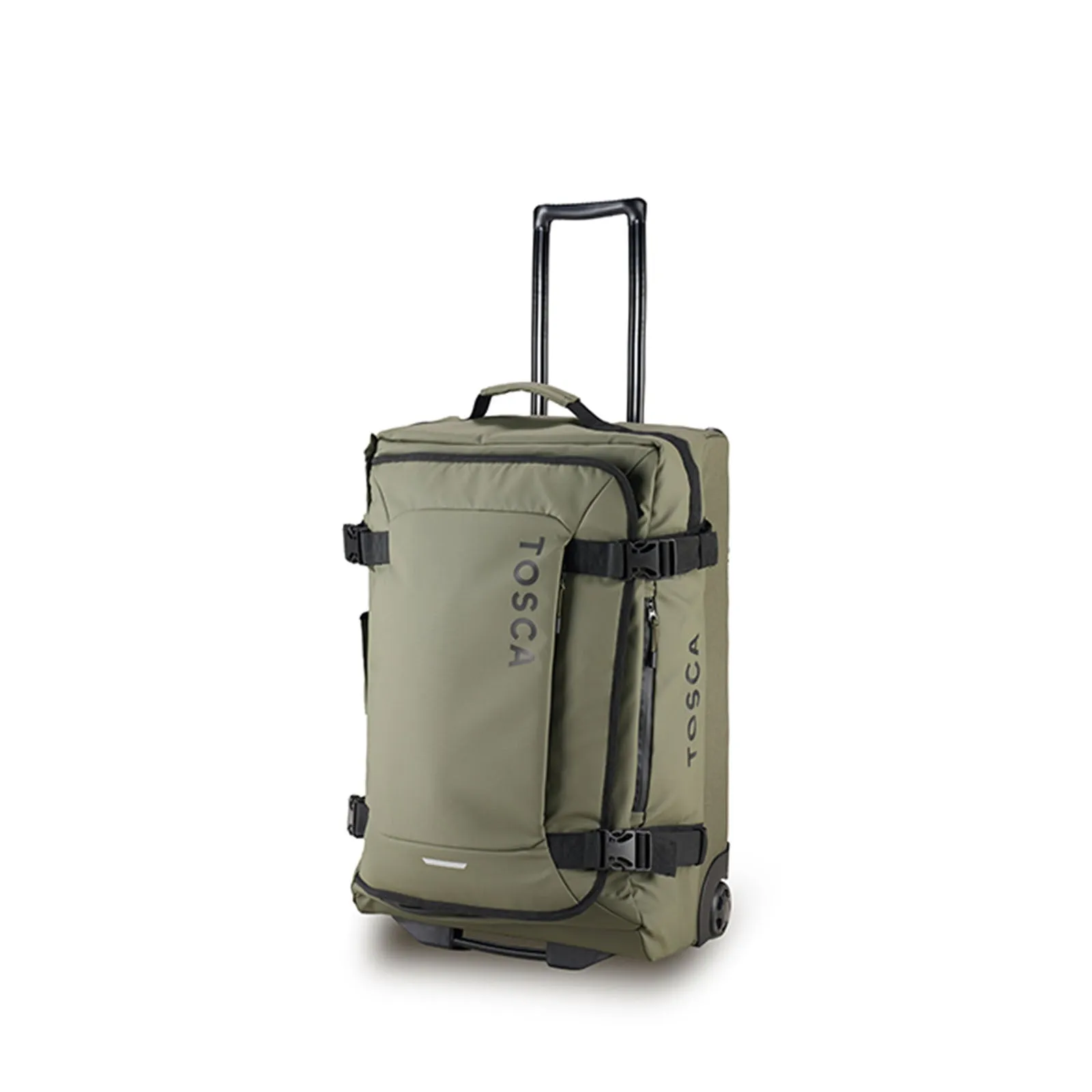 Tosca Delta Medium Wheeled Duffel Bag Khaki
