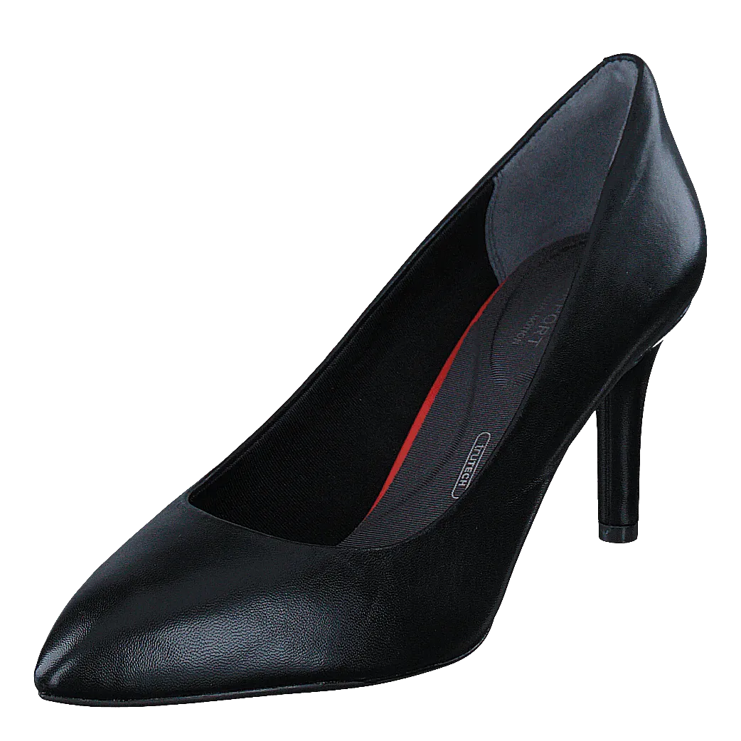 Total Motion 75mm Pointy Toe Black