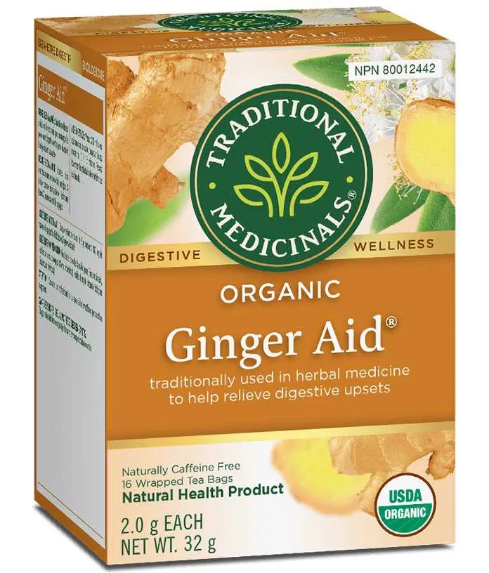 Traditional Medicinals - Organic Ginger Aid Tea, 16 Bags