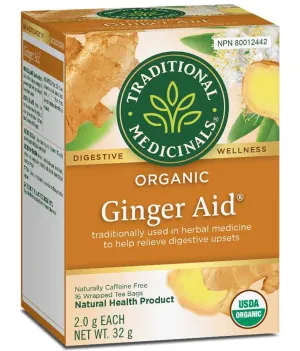 Traditional Medicinals - Organic Ginger Aid Tea, 16 Bags