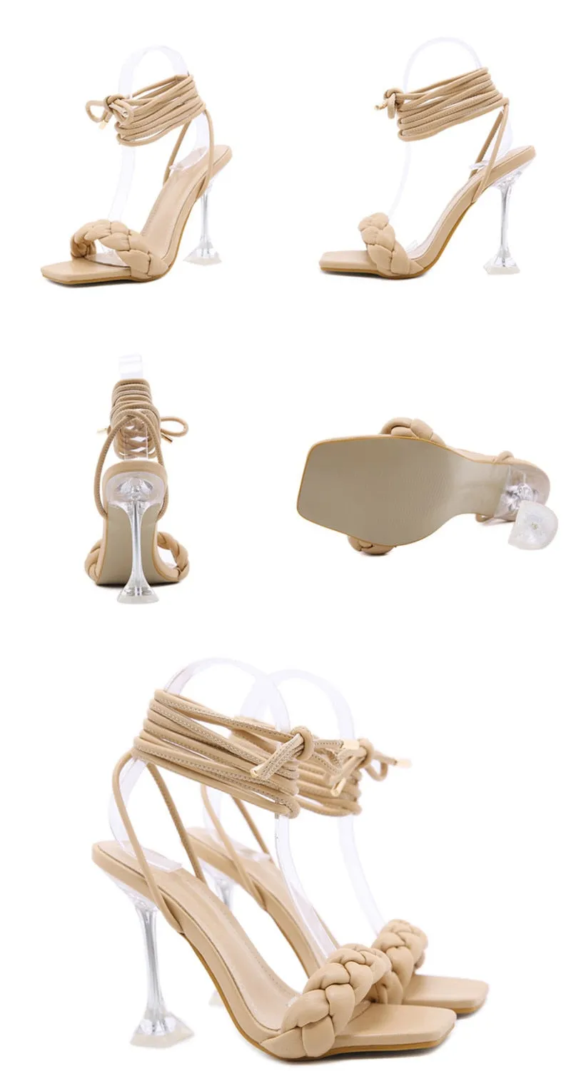 Transparent Strange High heels Ladies Sandals