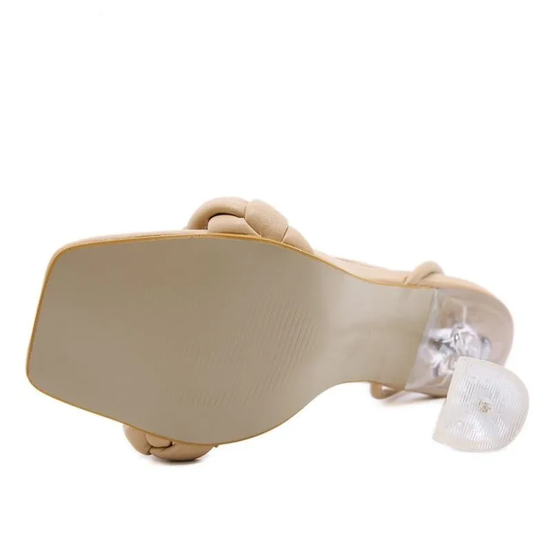 Transparent Strange High heels Ladies Sandals