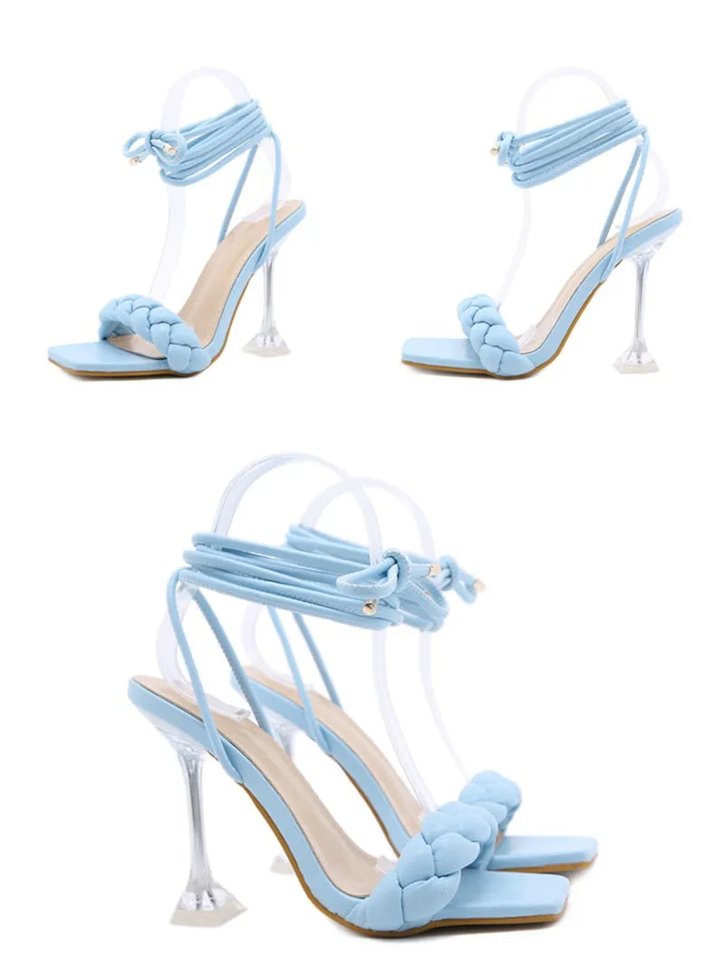 Transparent Strange High heels Ladies Sandals