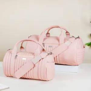 Travel Duffle Bag Pink Set Of 2