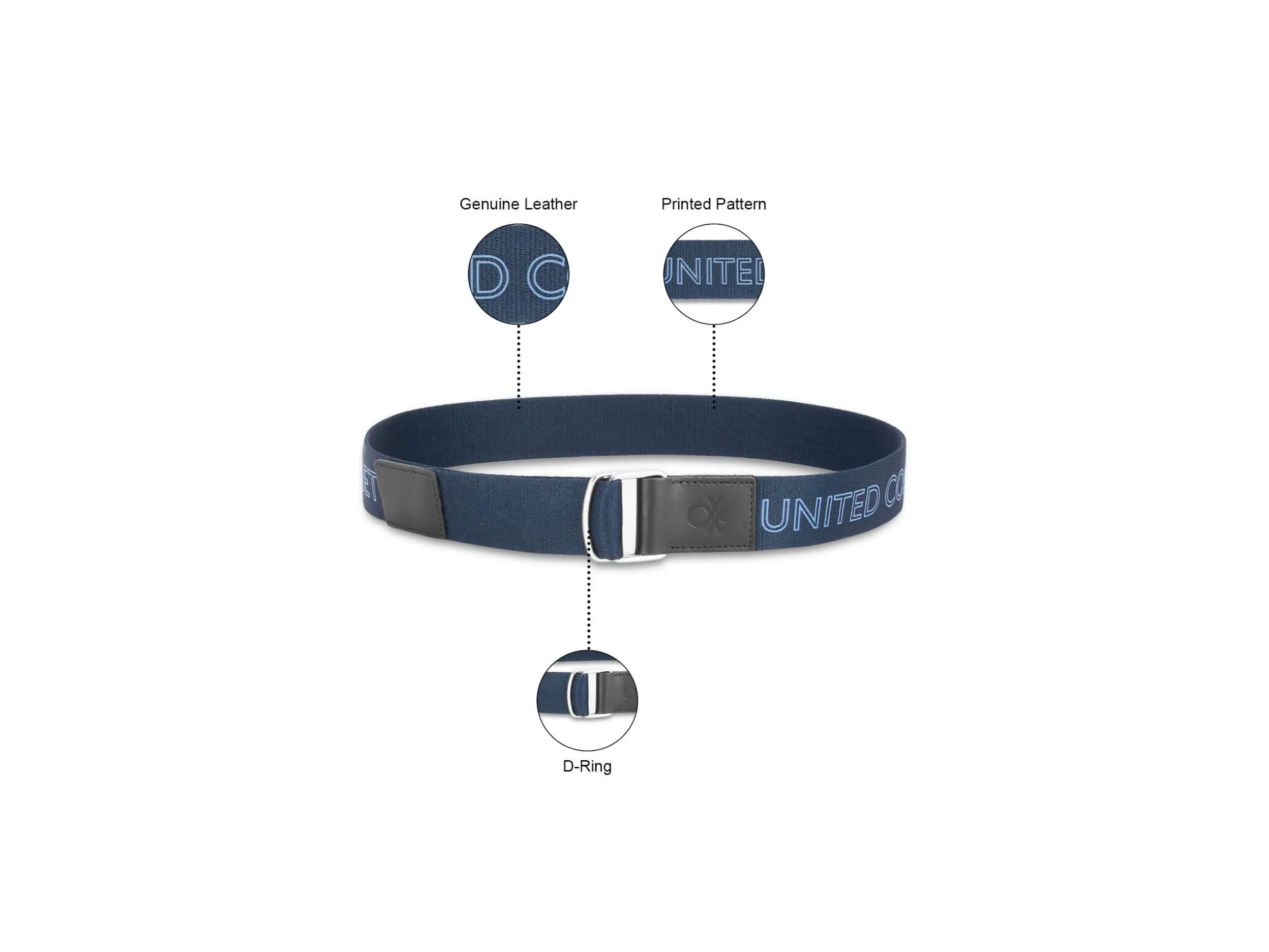UCB QUINTO NON REVERSIBLE BELT