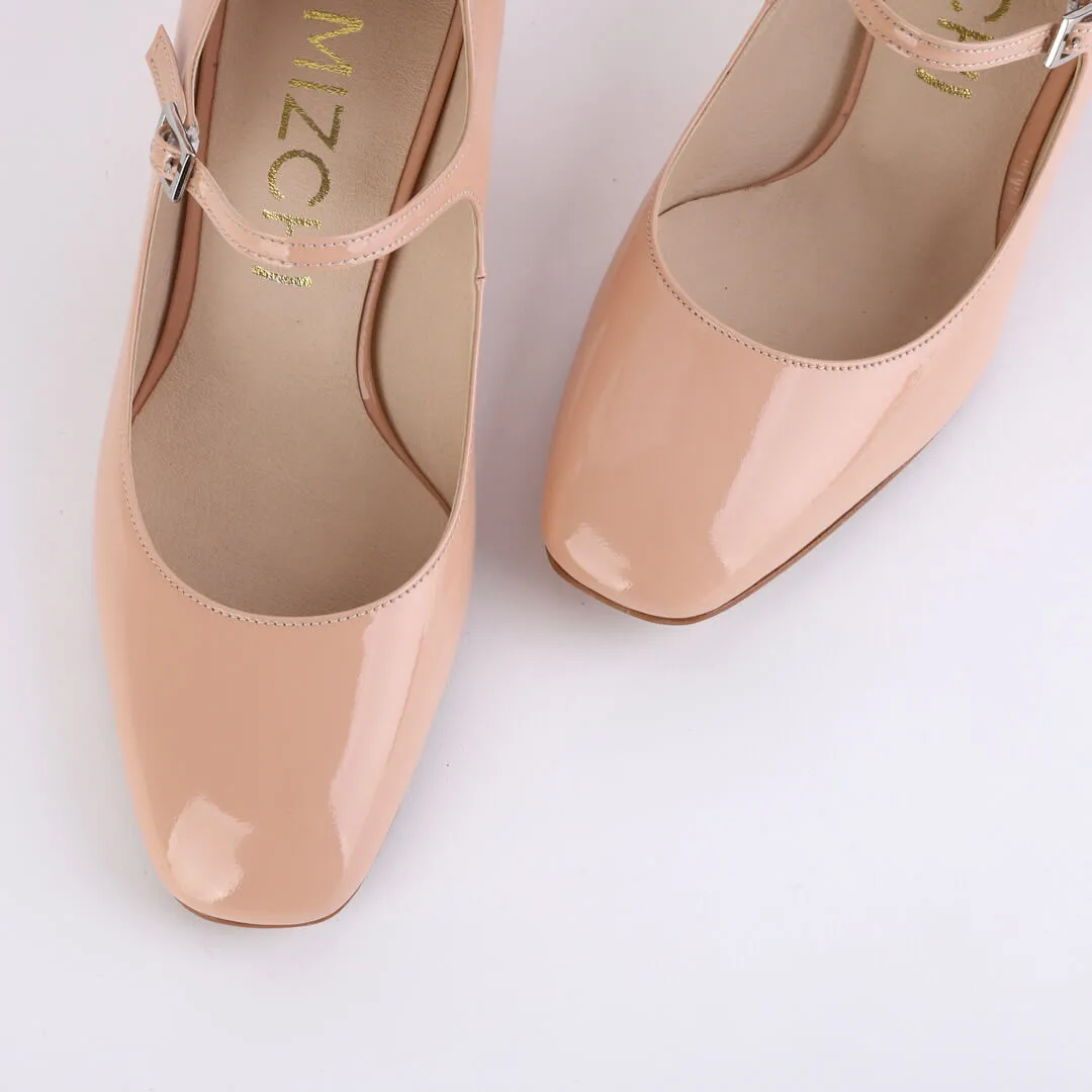 *UK size - 2.5 - NANCY - black patent, 5cm heels
