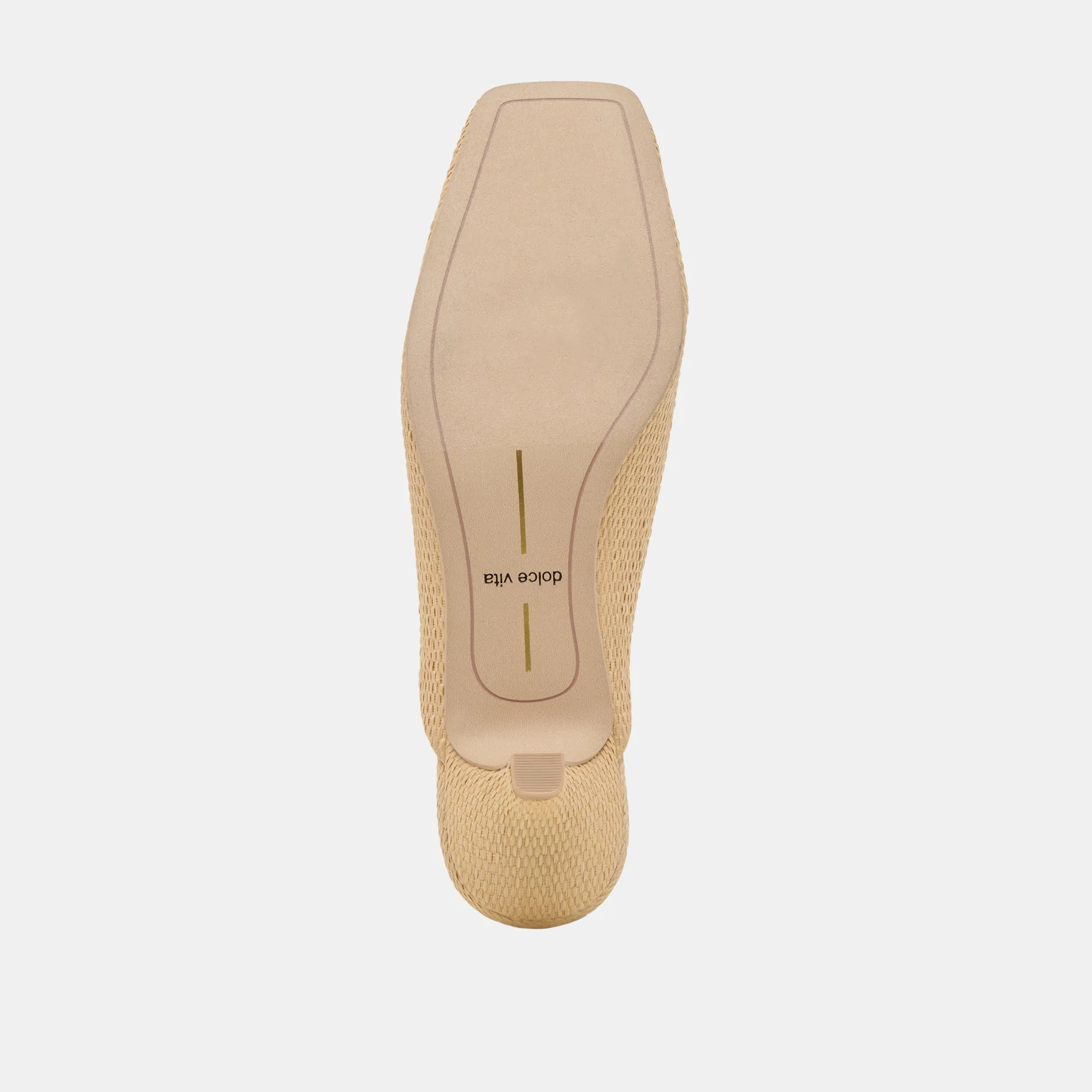 UMARA HEELS LT NATURAL RAFFIA