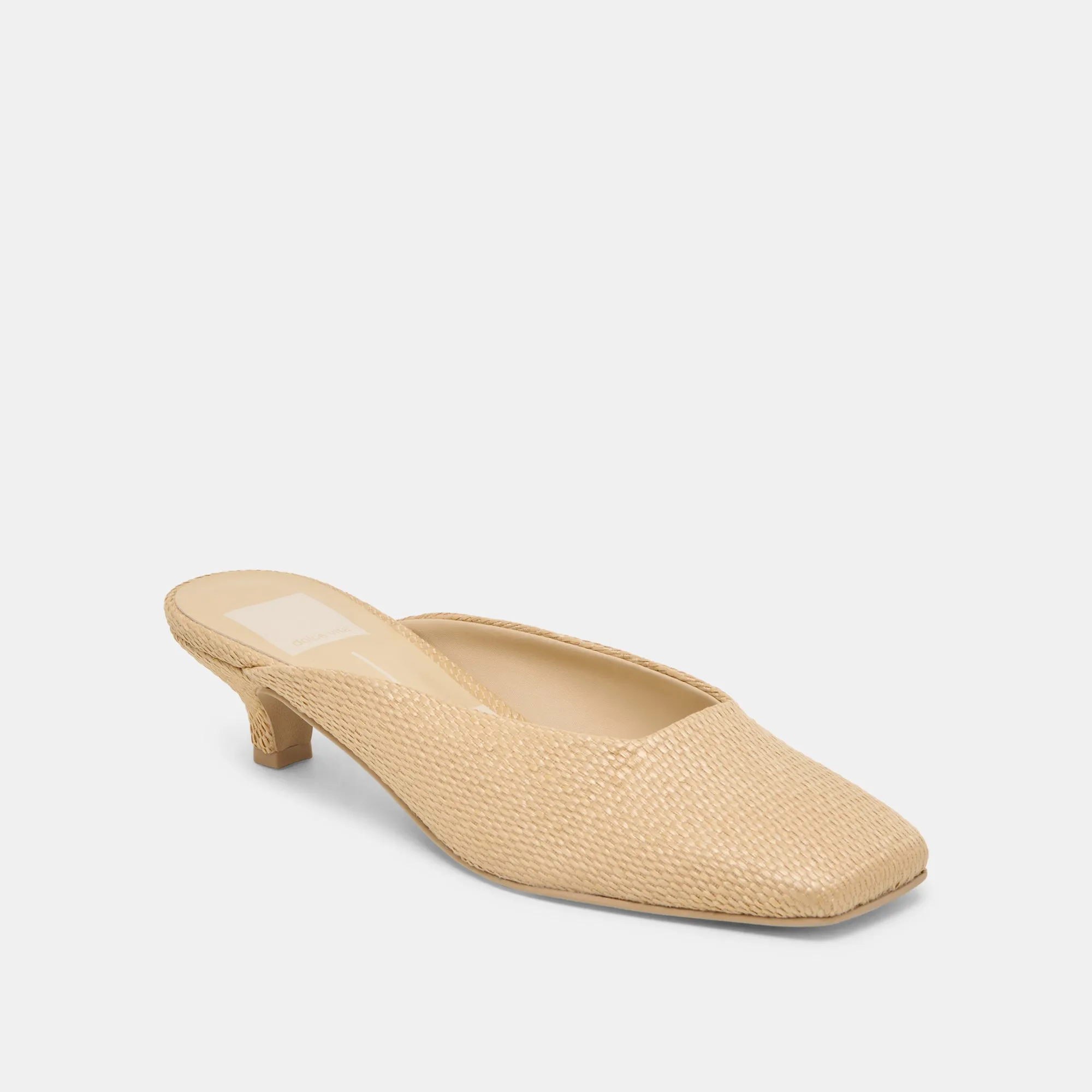 UMARA HEELS LT NATURAL RAFFIA
