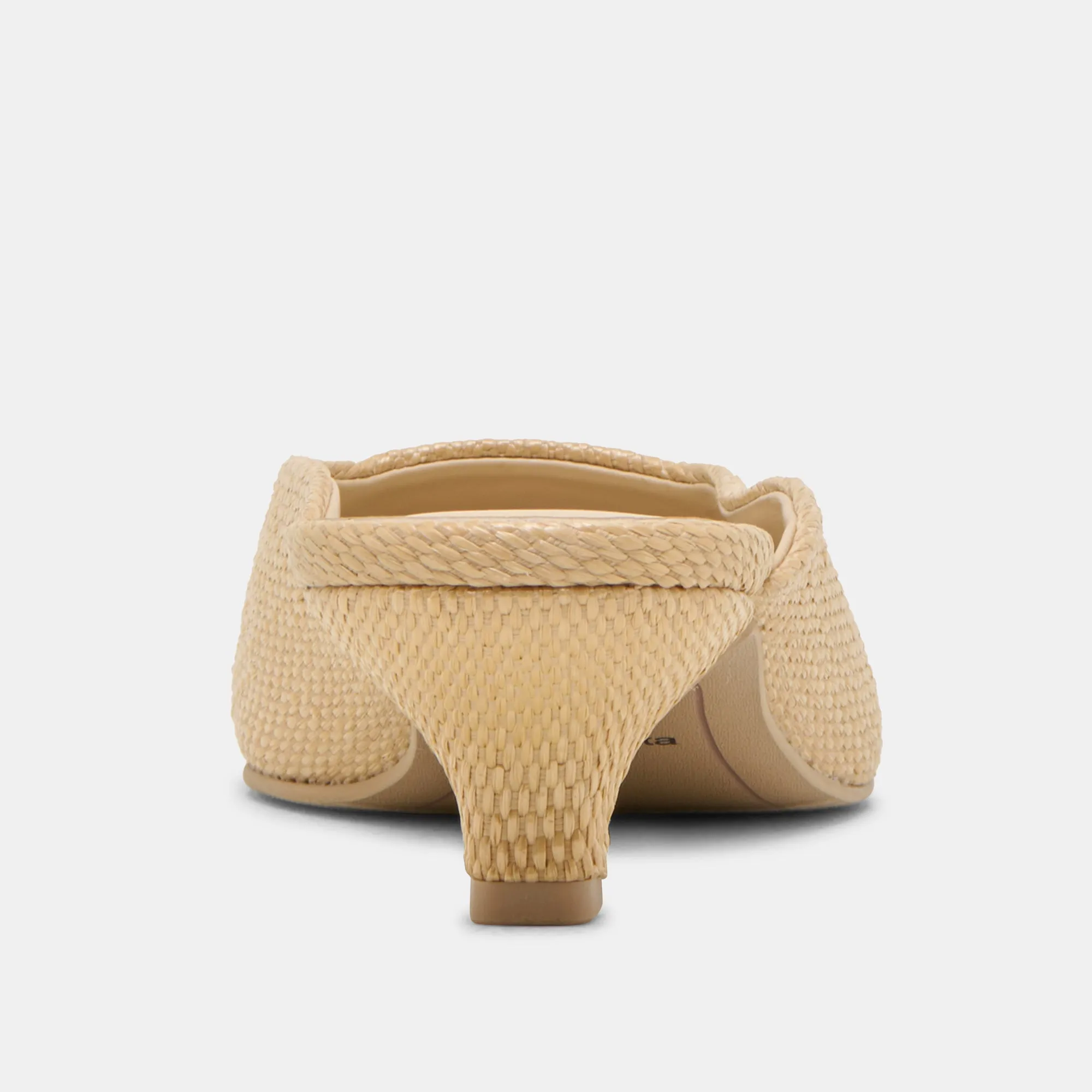 UMARA HEELS LT NATURAL RAFFIA