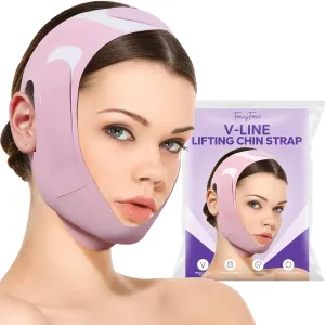 V-Line Lifting Chinstrap, V-Line Mask, Chinstrap for Sleeping, Reusable Face Strap, Chin up Patch, V-Shaped Belt, Shaped Face Mask for Sagging