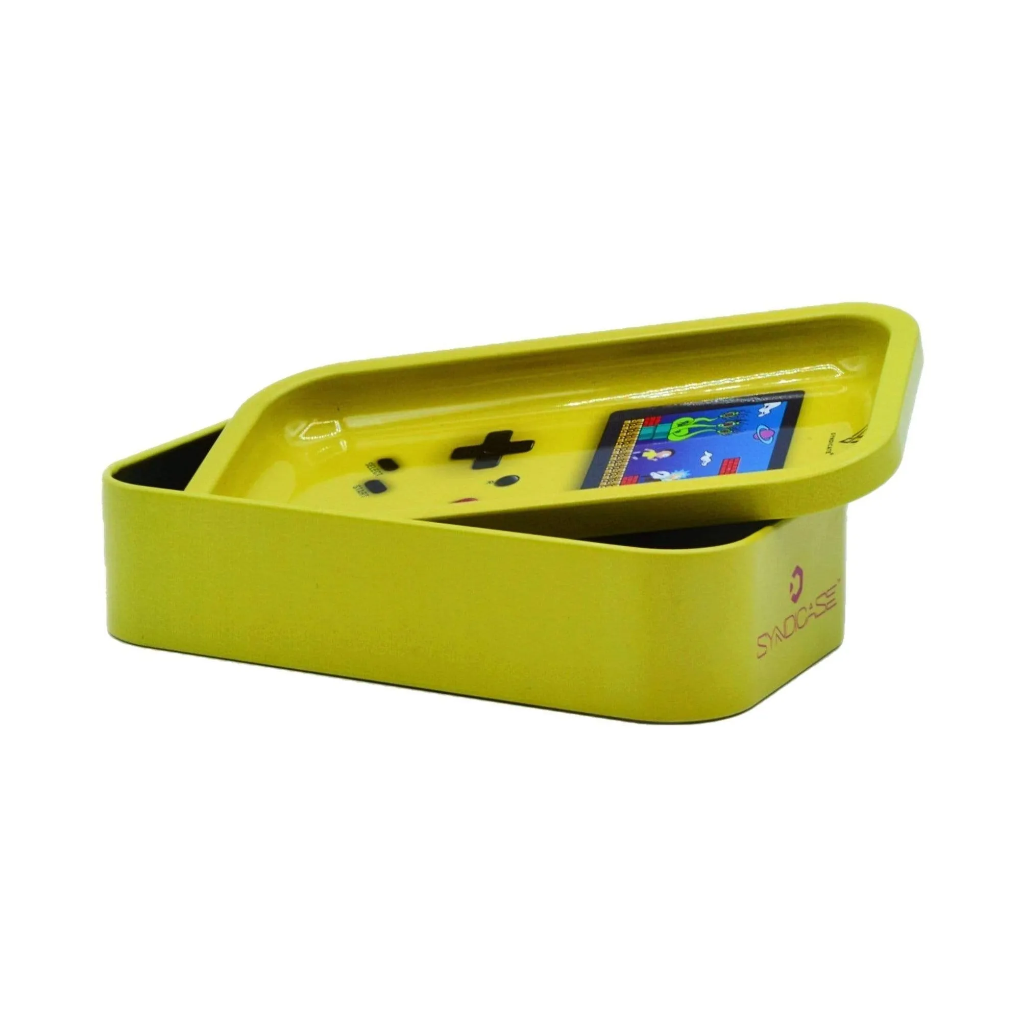 V Syndicate - Syndicase 2.0 Rolling Tray & Stash Box Combo - Gamer Culture Designs - (12 Count Display)