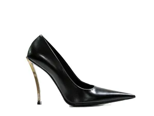 Versace Women's Black Leather Pump 1007138   40%OFF