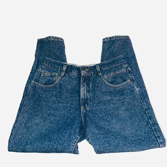 Vintage Lee Jeans High Rise Zipper Ankle Union Made USA Vtg Size SIZE 13