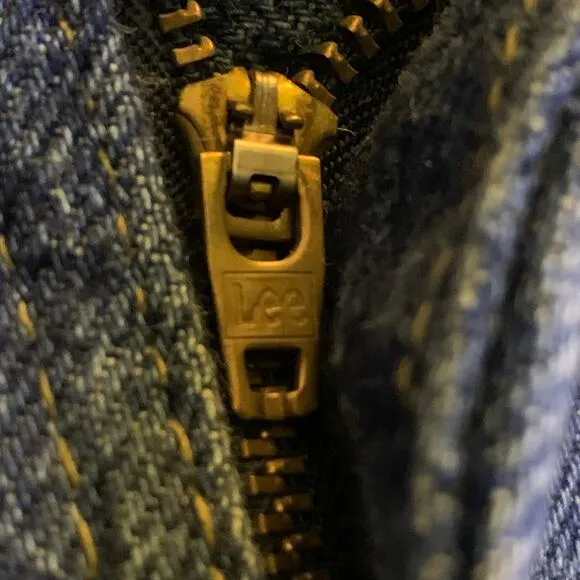 Vintage Lee Jeans High Rise Zipper Ankle Union Made USA Vtg Size SIZE 13