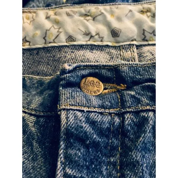 Vintage Lee Jeans High Rise Zipper Ankle Union Made USA Vtg Size SIZE 13