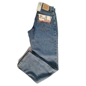 Vintage Levis 550 Relaxed Fit Tapered Leg Med Wash Mom Jeans, Misses 8 Medium