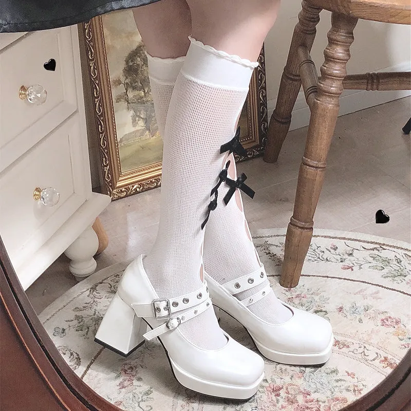 vintage mary jane shoes   KF90565