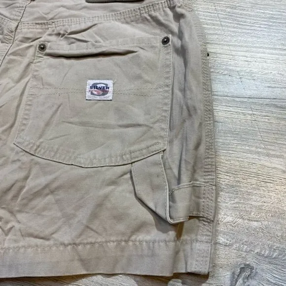Vintage Silver Jeans Khaki Shorts