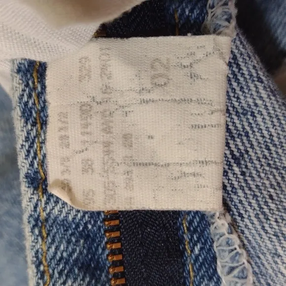VTG Lee High-rise Tapered Non-stretch Mom Jeans 28x27