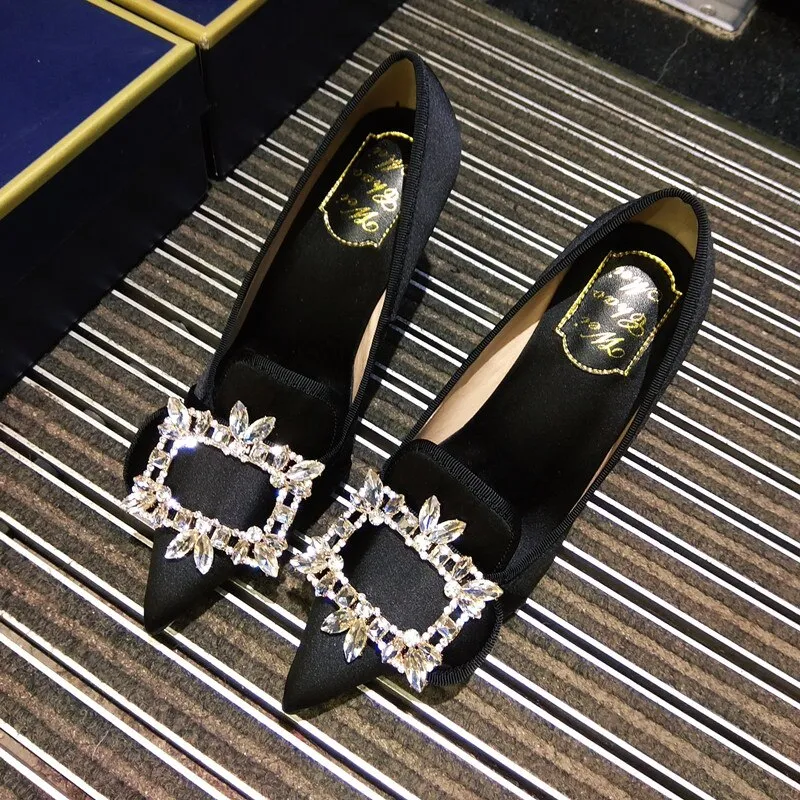 wedding bride shoes woman pointed toe high heels