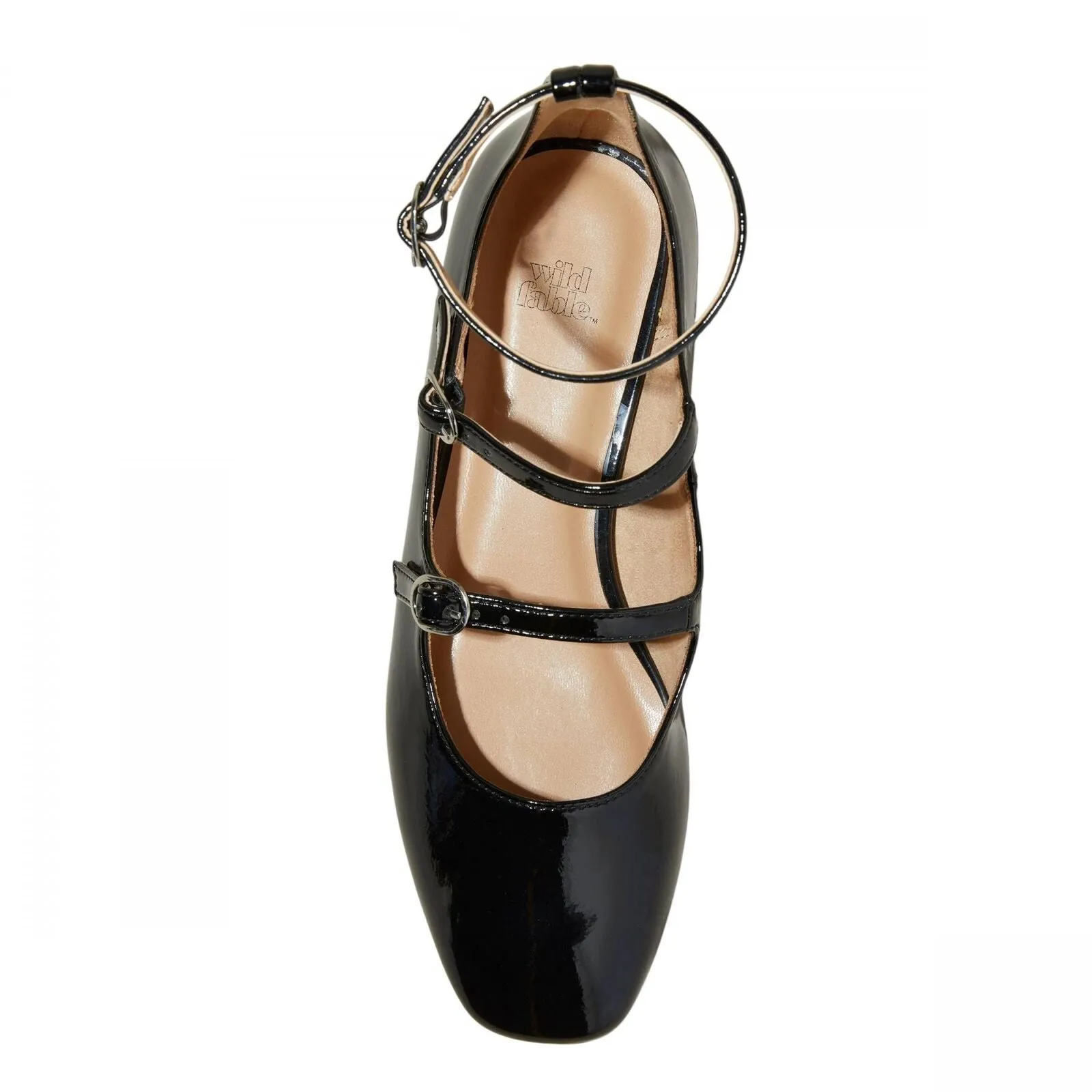 Wild Fable Womens Liia Multi-Strap Mary Jane Heels 90510913 Black 8.5M