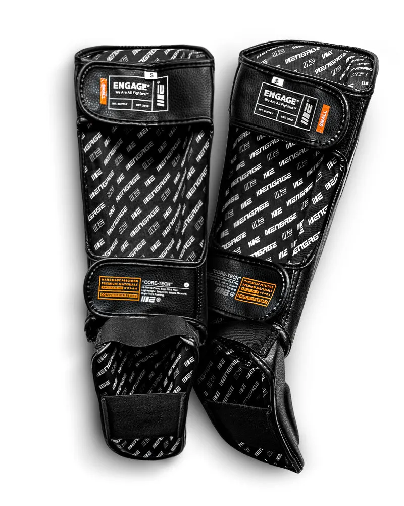 W.I.P Series Shin Guards - Black (Version 2)