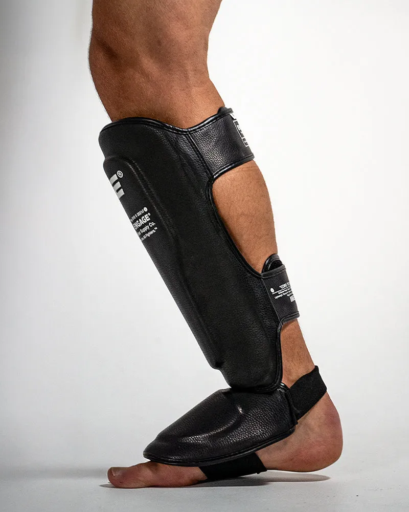 W.I.P Series Shin Guards - Black (Version 2)