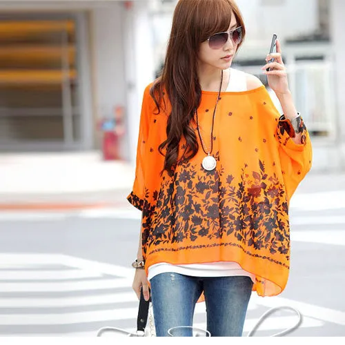 Women Blouses New Arrival 2017 Plus Size Women Clothing Summer Blouse Shirt Woman Vintage Chiffon Shirts Tops Chemise Femme