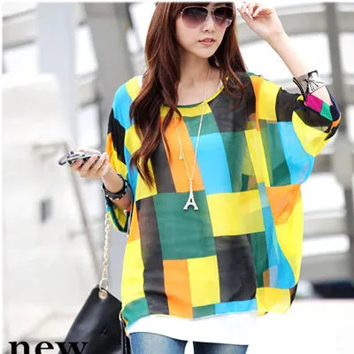 Women Blouses New Arrival 2017 Plus Size Women Clothing Summer Blouse Shirt Woman Vintage Chiffon Shirts Tops Chemise Femme