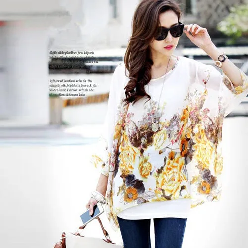 Women Blouses New Arrival 2017 Plus Size Women Clothing Summer Blouse Shirt Woman Vintage Chiffon Shirts Tops Chemise Femme