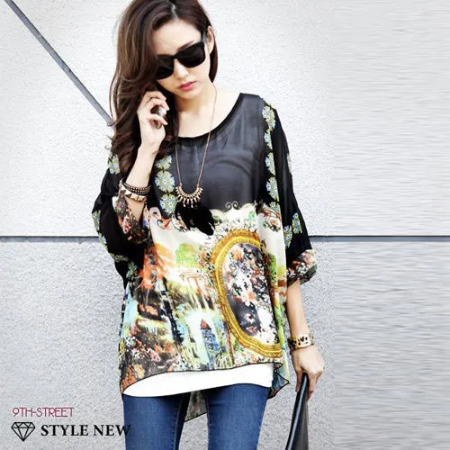Women Blouses New Arrival 2017 Plus Size Women Clothing Summer Blouse Shirt Woman Vintage Chiffon Shirts Tops Chemise Femme