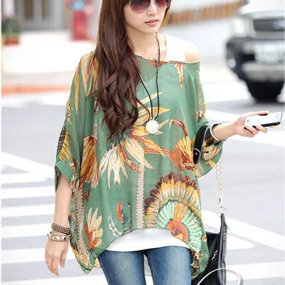 Women Blouses New Arrival 2017 Plus Size Women Clothing Summer Blouse Shirt Woman Vintage Chiffon Shirts Tops Chemise Femme