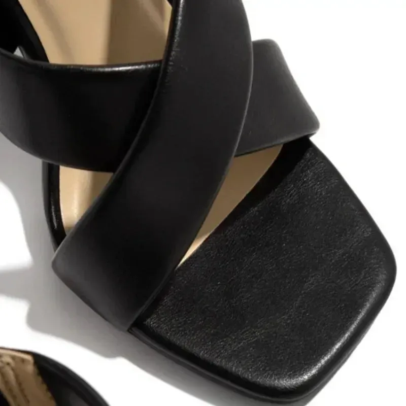 Women Fashion Pumps Ladies Sexy Leather Wedding Party Shoes Woman Office High Heels Female Dress Sandals Mujer Sapato Feminino