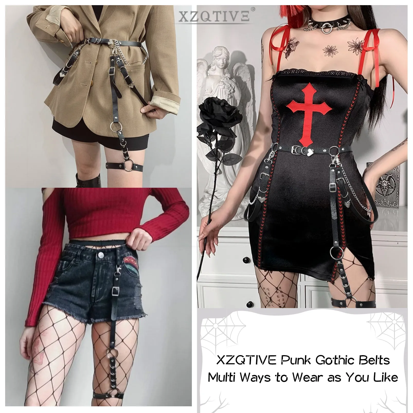 Women Halloween Waist Belts Dance Club Party Sexy Western Belt