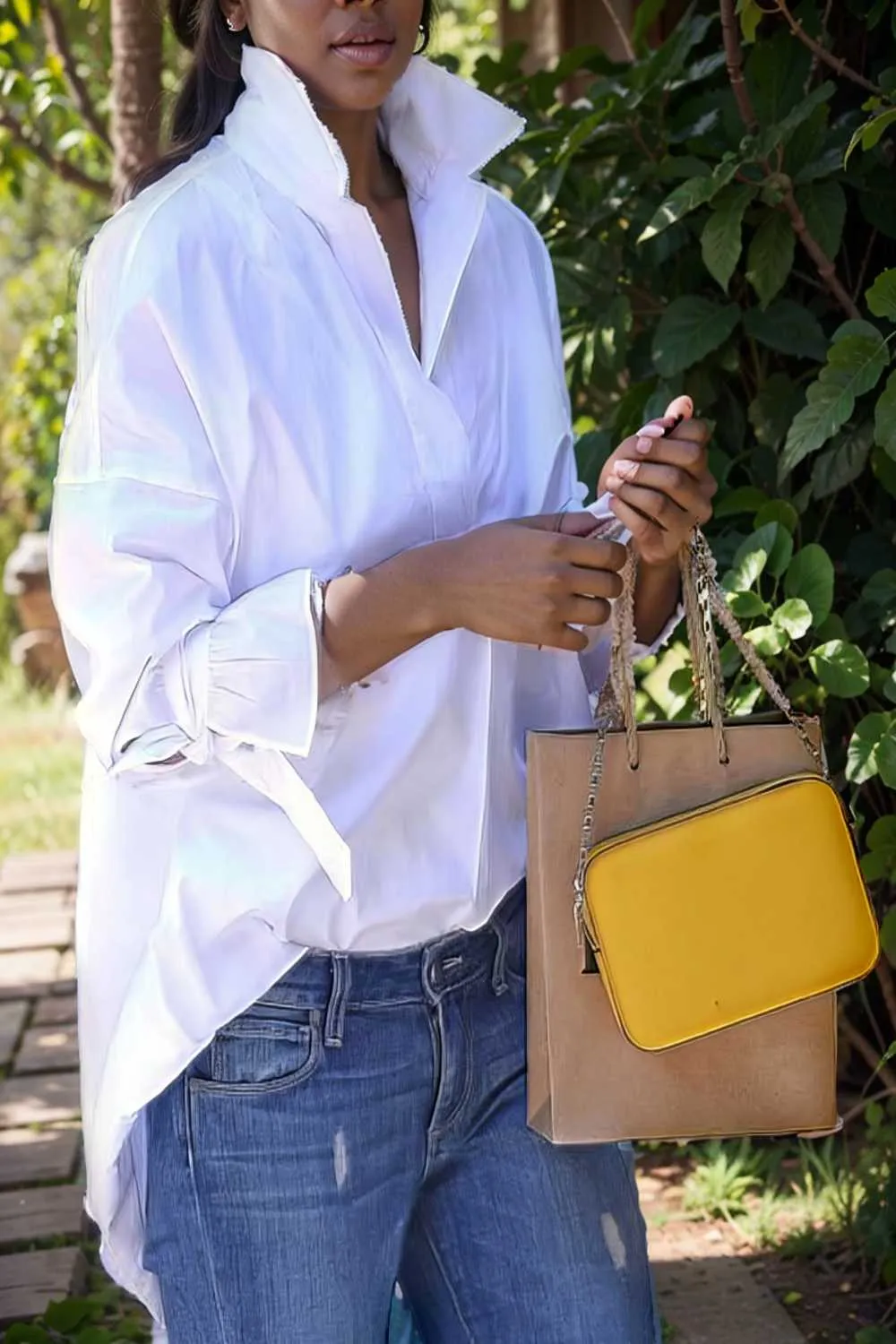 women s blouses loose solid belted long sleeve blouse