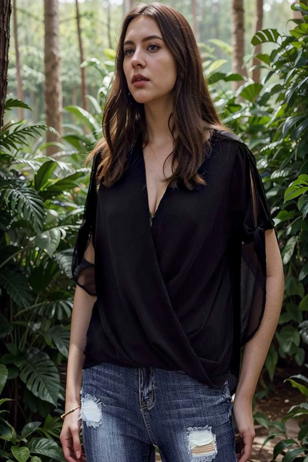 women s blouses loose solid belted long sleeve blouse
