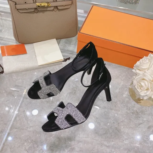 Women Sexy Thin Heels Sandals