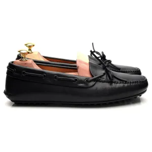 Women's Black Leather Driving Loafers UK 7 EU 41