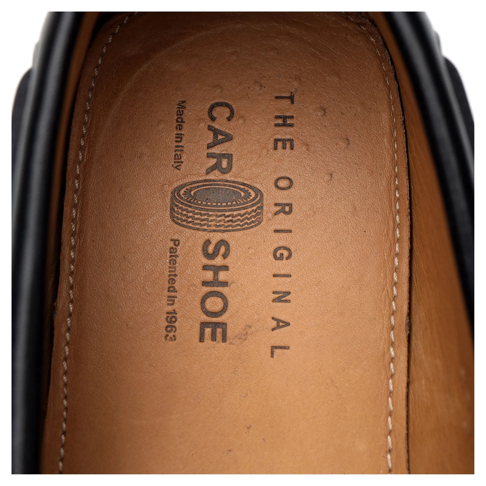 Women's Black Leather Driving Loafers UK 7 EU 41