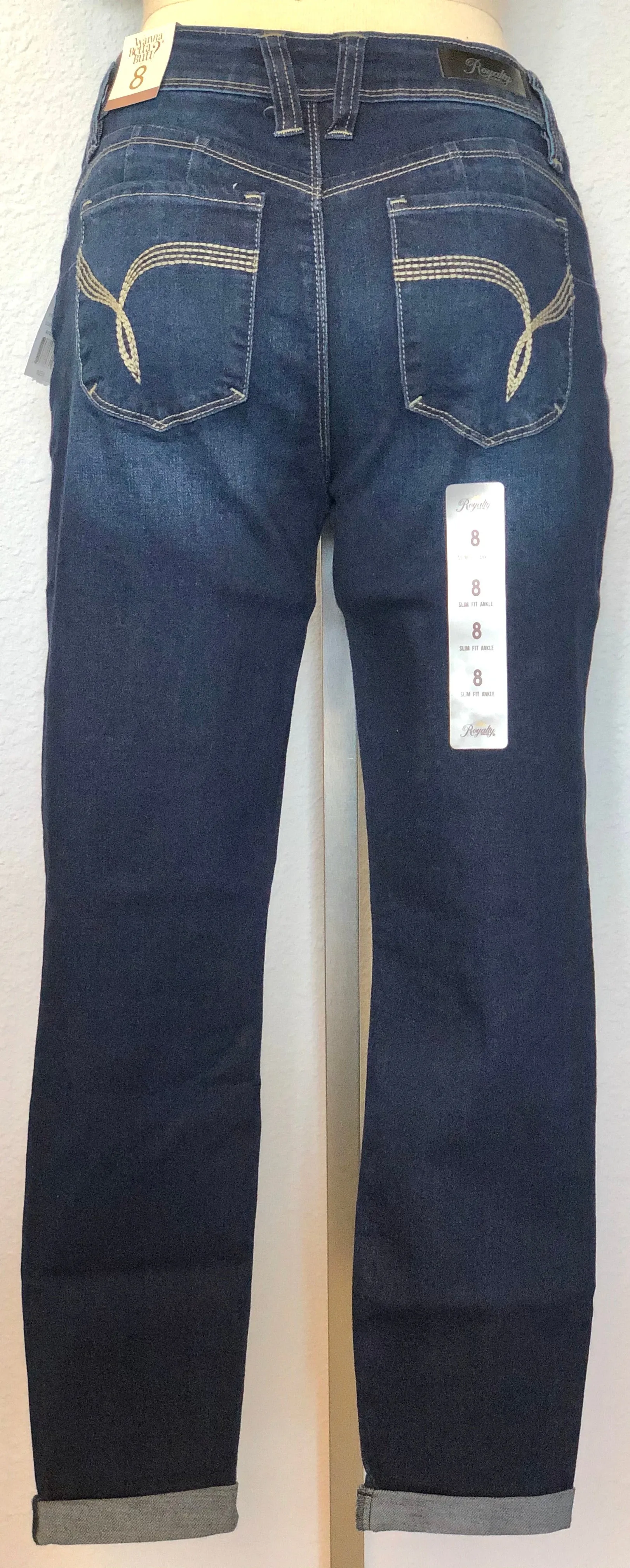 WWB CUFFED ANKLE JEANS